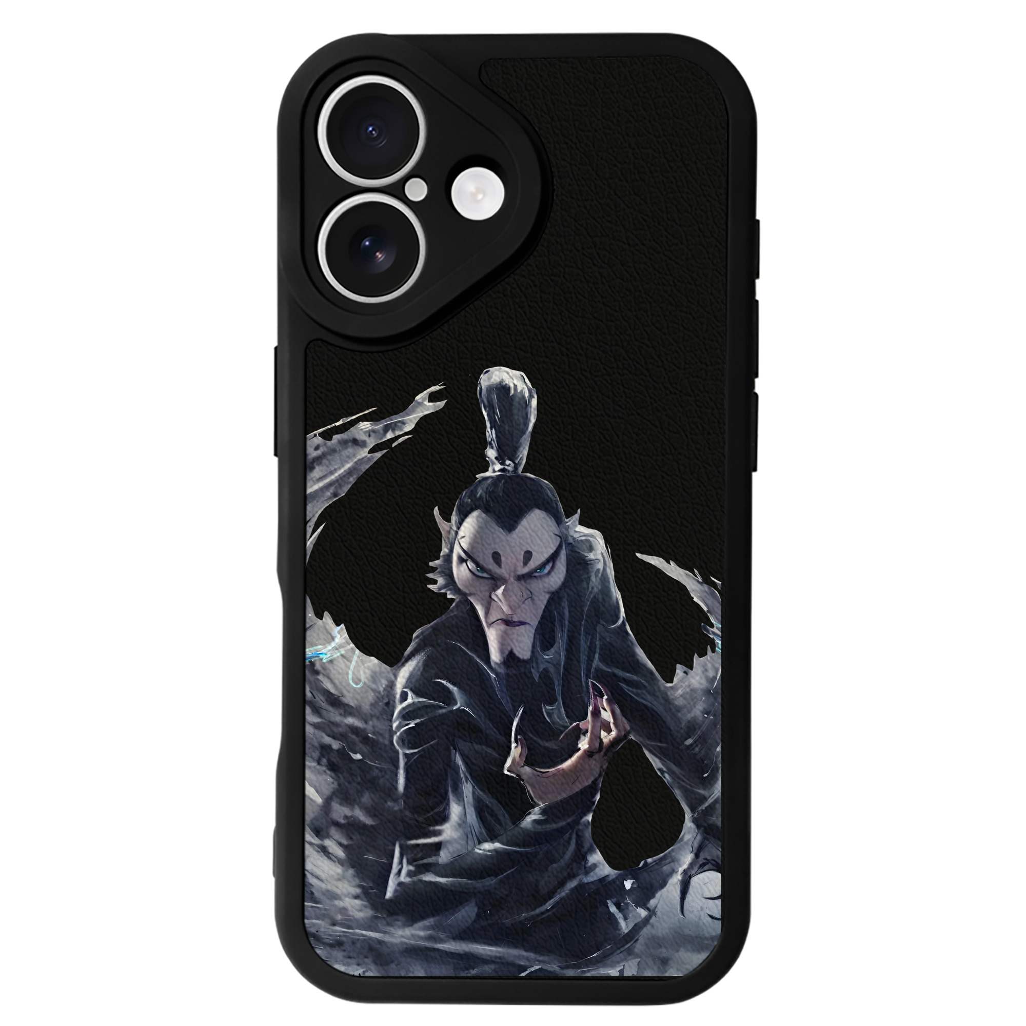 （画像用） Ne Zha 2 ナタ 魔童の大暴れ 【iPhone 16シリーズ対応】シリコンスマホケース（レザー調） 材質：シリコン